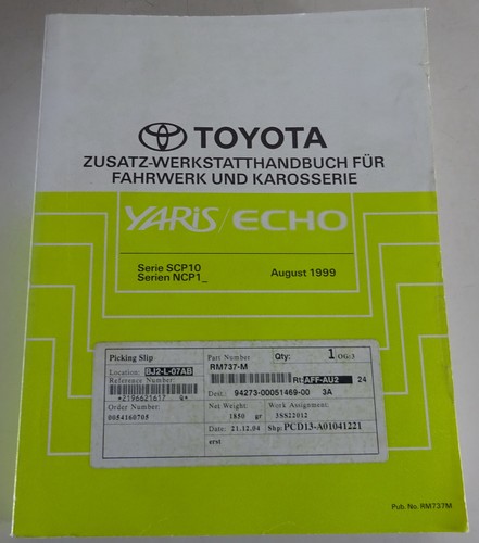 Werkstatthandbuch toyota yaris - toyota,