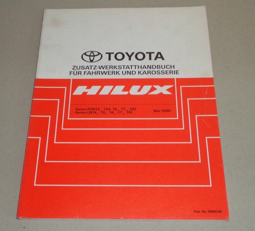 Werkstatthandbuch toyota hilux - werkstatthandbuch,