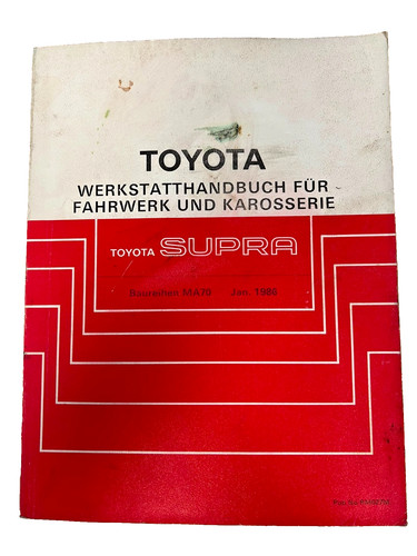 Toyota supra werkstatthandbuch - supra,