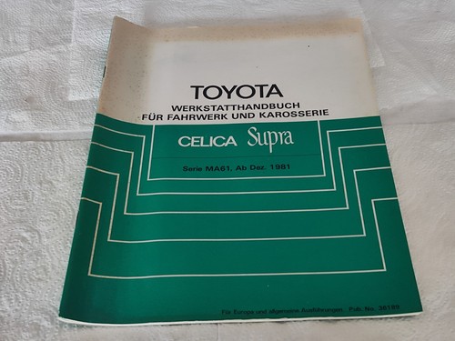 Toyota werkstatthandbuch für - toyota,