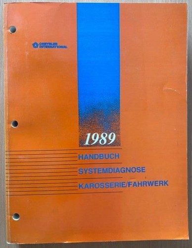 Chrysler handbuch karosserie - chrysler, /