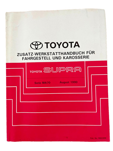 Toyota supra werkstatthandbuch - toyota,