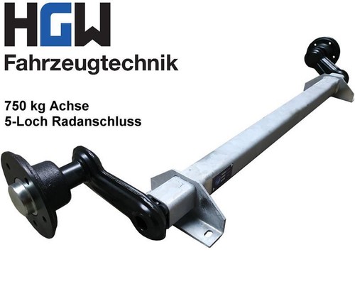 750 achse für anhänger - 750,